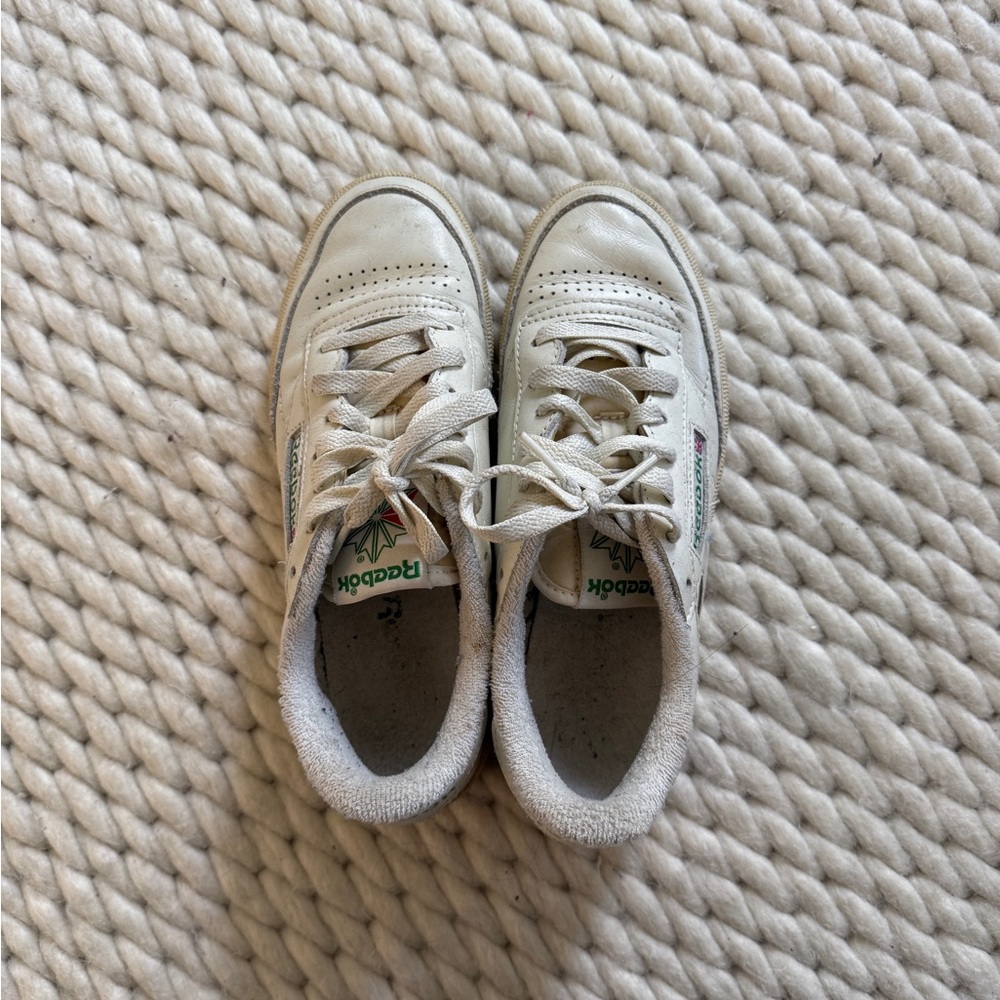 Reebok Cream Athletic Shoes